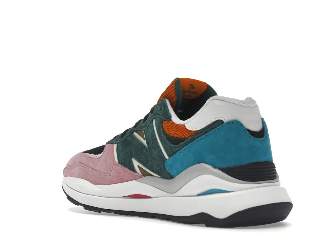 New Balance 57/40 Pink Lemonade Green Black Orange - vue secondaire B