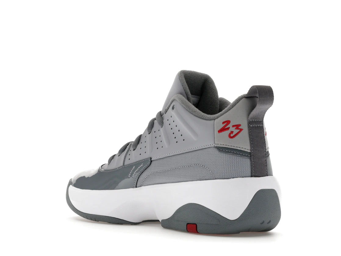 Jordan Max Aura 7 Wolf Grey Varsity Red - vue secondaire B