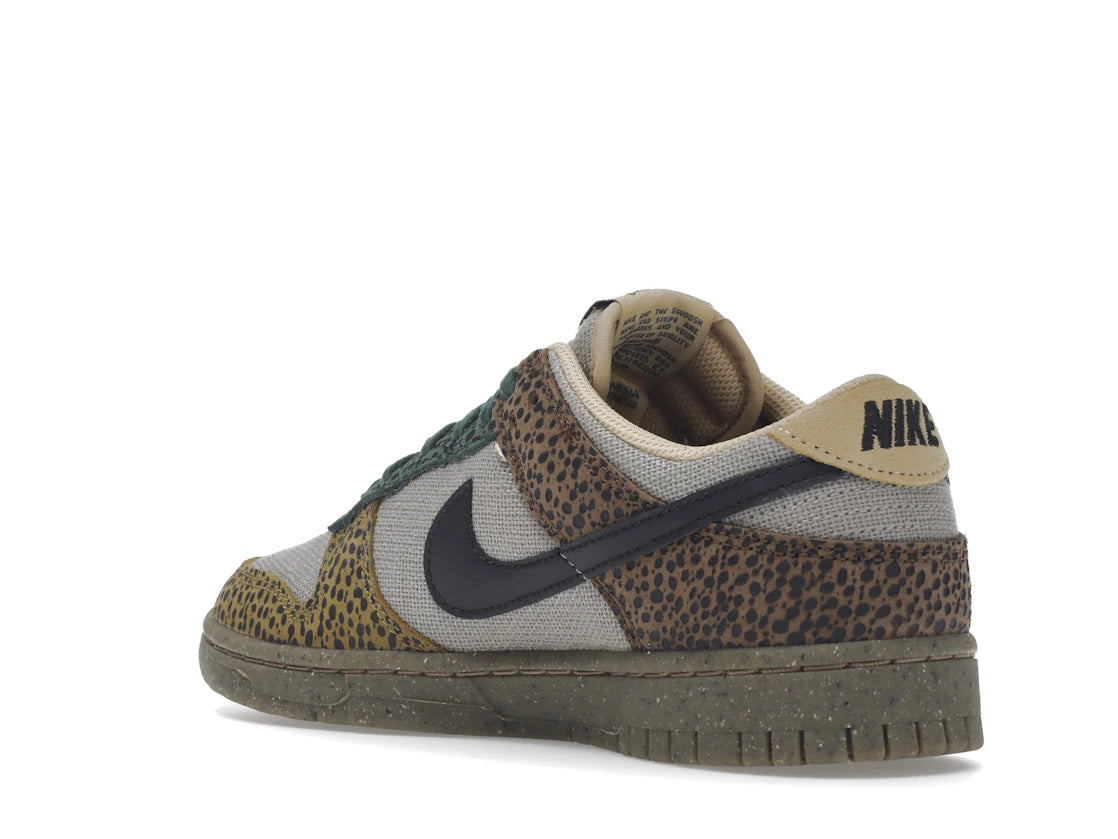 Nike Dunk Low Safari Golden Moss - vue secondaire B
