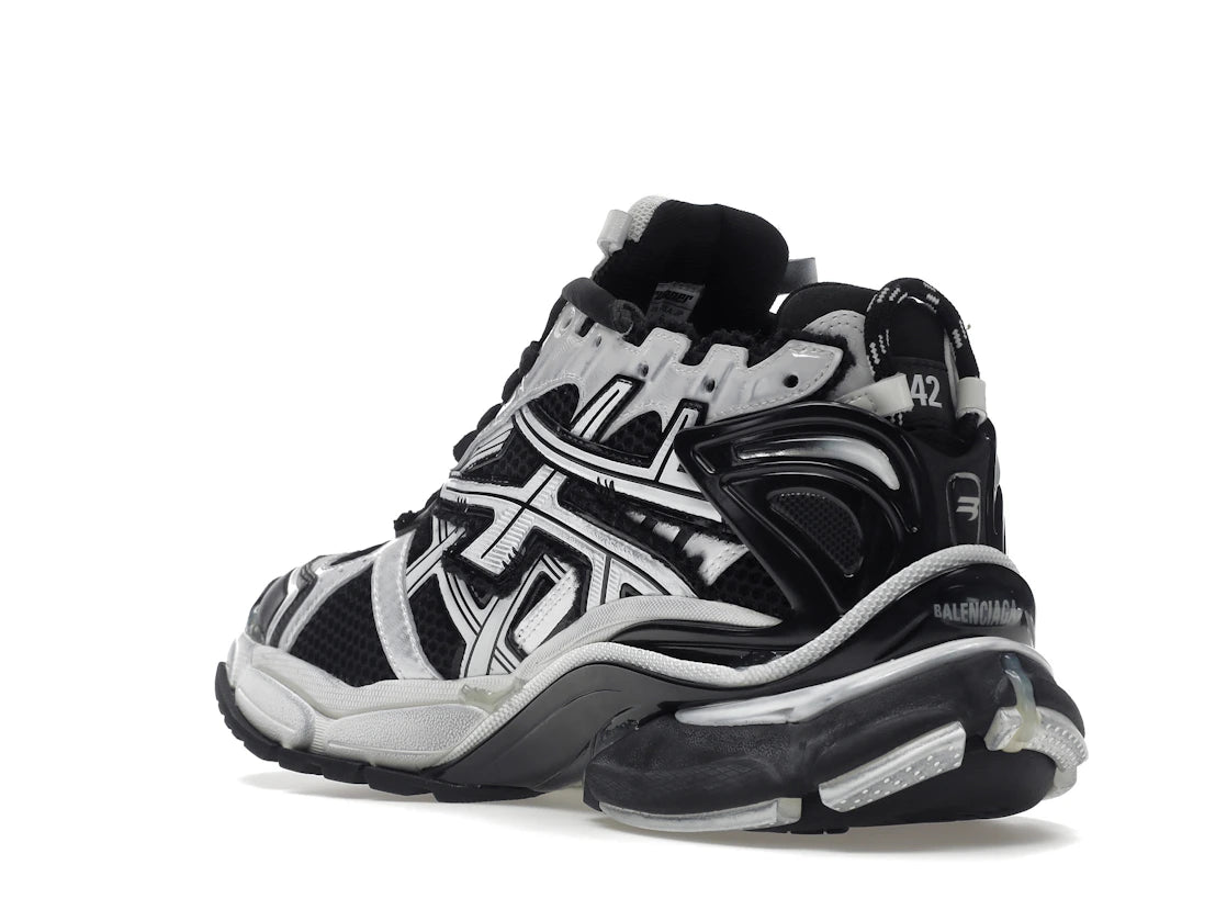 Balenciaga Runner White Black White - vue secondaire B
