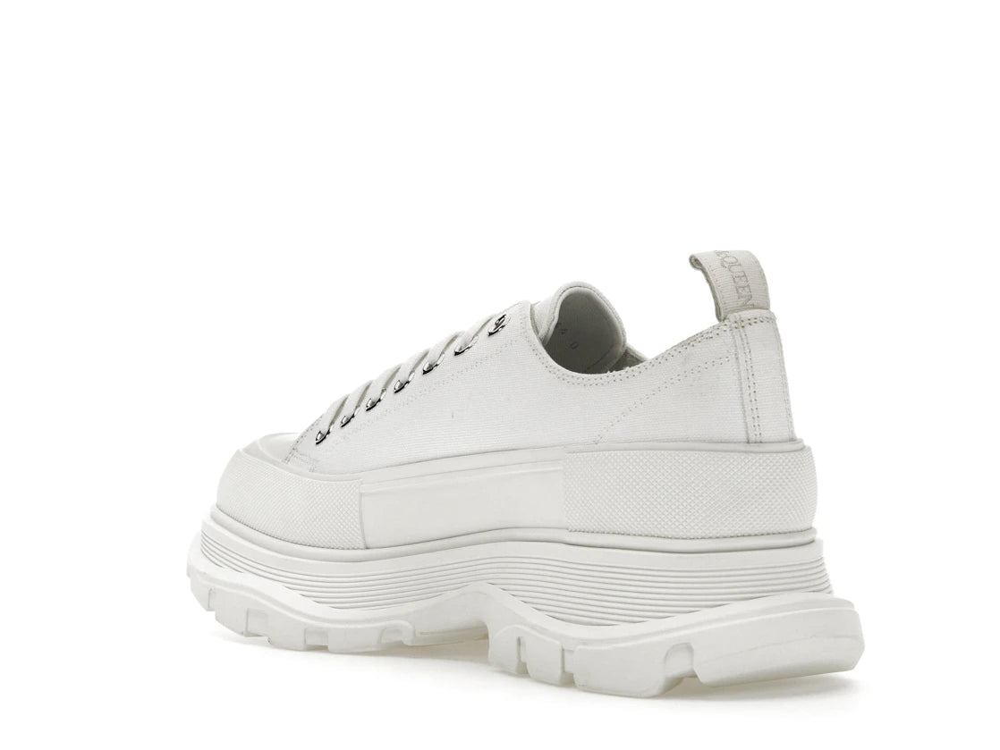 Alexander McQueen Tread Slick Low Lace Up White FW21 - vue secondaire B