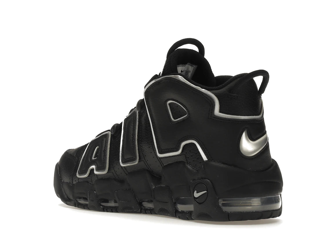 Nike Air More Uptempo Black Silver (Women's) - vue secondaire B
