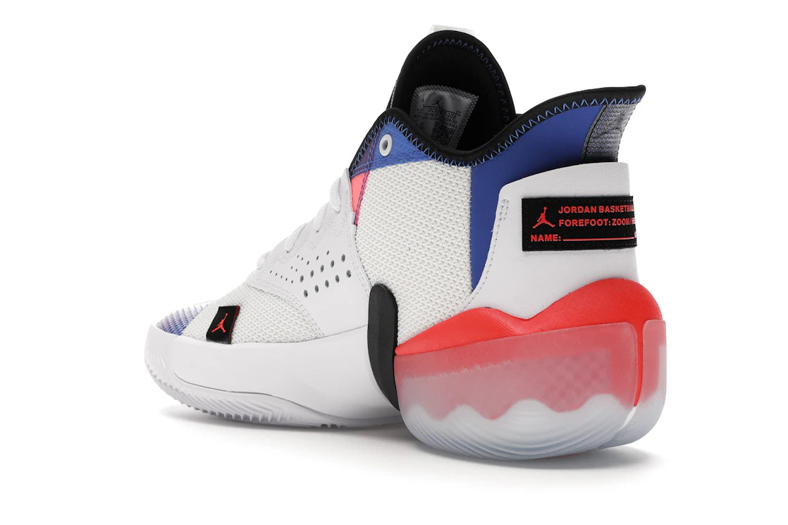 Jordan React Elevation White Hyper Royal - vue secondaire B