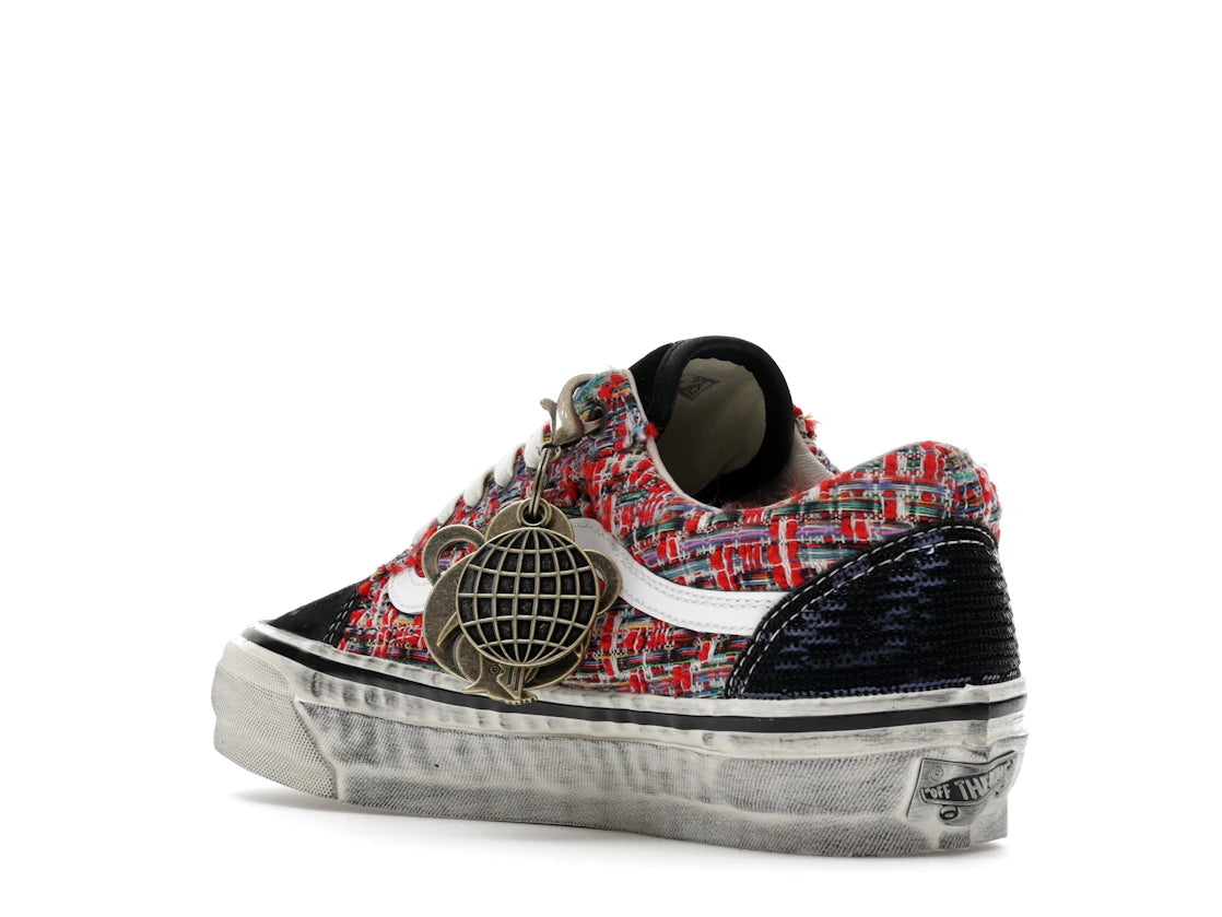 Vans Premium Old Skool Charms Red Black - vue secondaire B