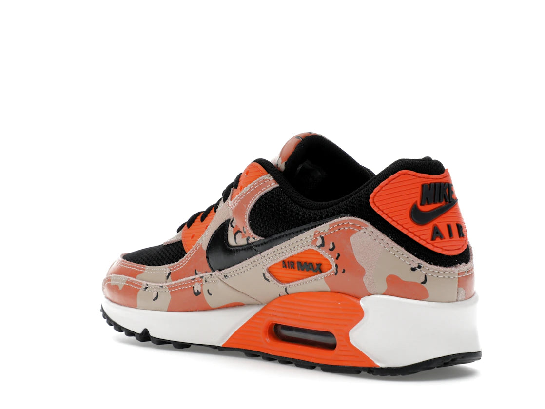 Nike Air Max 90 Premium Bio Beige Safety Orange Camo - vue secondaire B