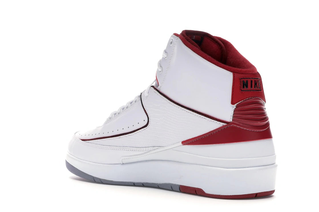 Jordan 2 Retro White Red (2014) - vue secondaire B