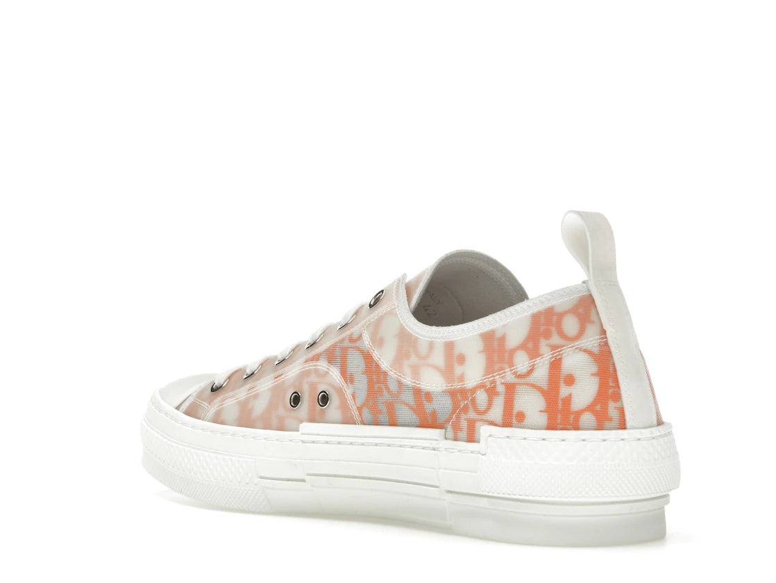 Dior B23 Low Orange Oblique Canvas - vue secondaire B