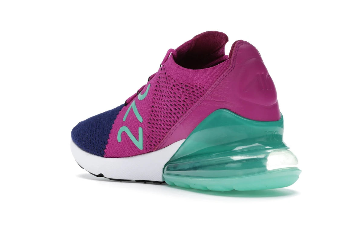 Nike Air Max 270 Flyknit Fuchsia Flash - vue secondaire B