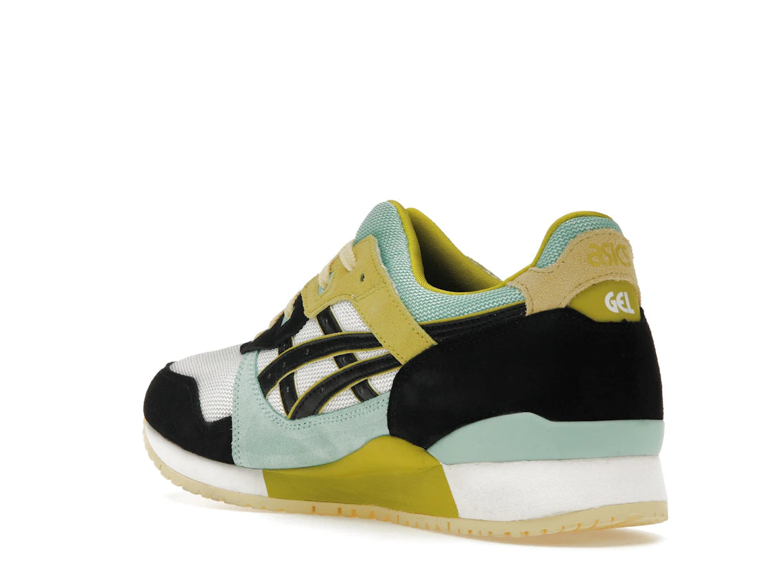 ASICS Gel-Lyte III OG White Black Moss Green Blue - vue secondaire B