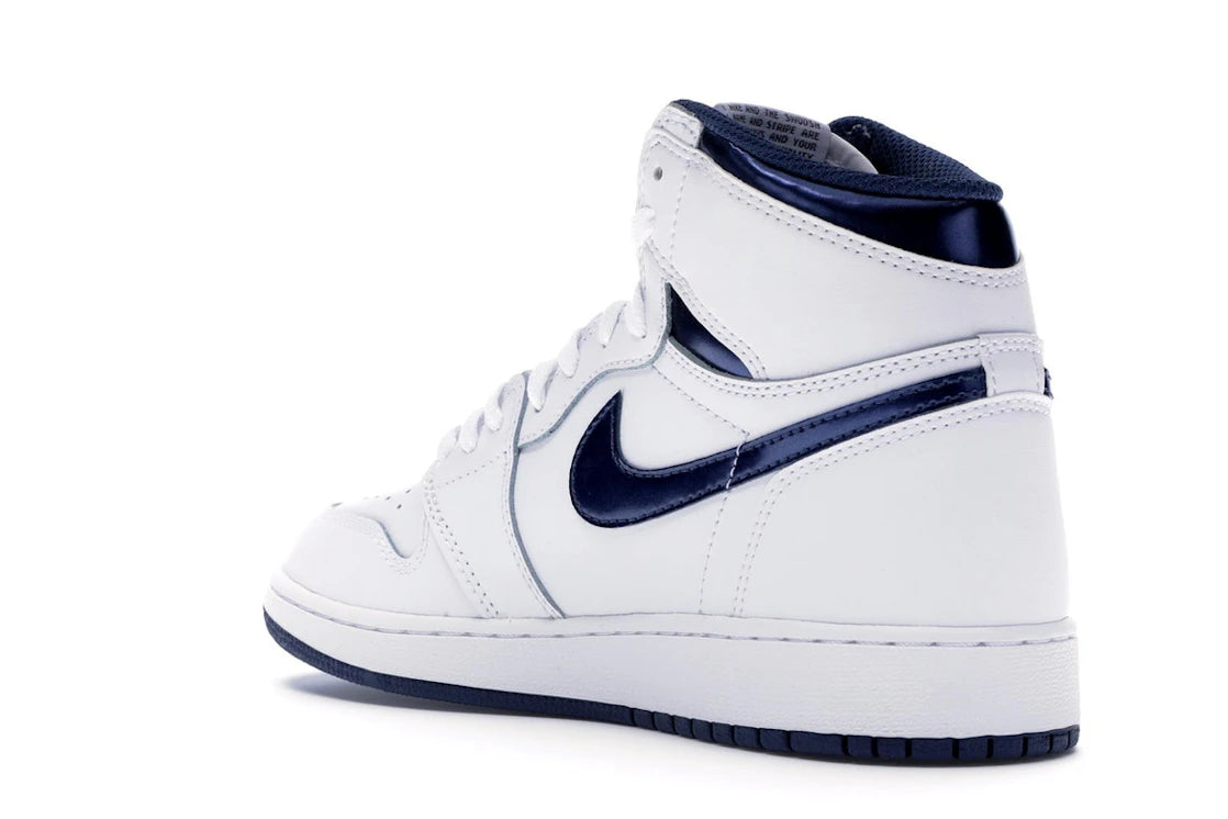 Jordan 1 Retro Metallic Navy (2016) (GS) - vue secondaire B