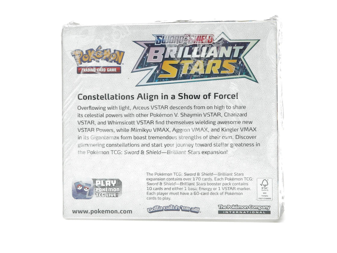 Pokémon TCG Sword & Shield Brilliant Stars Booster Box - vue secondaire B