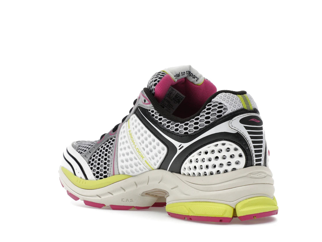 Saucony ProGrid Triumph 4 White Fluo Pink - vue secondaire B