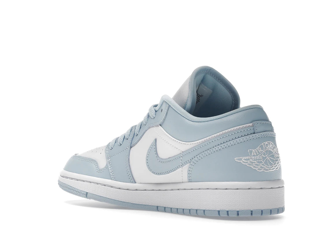Jordan 1 Low White Ice Blue (Women's) - vue secondaire B