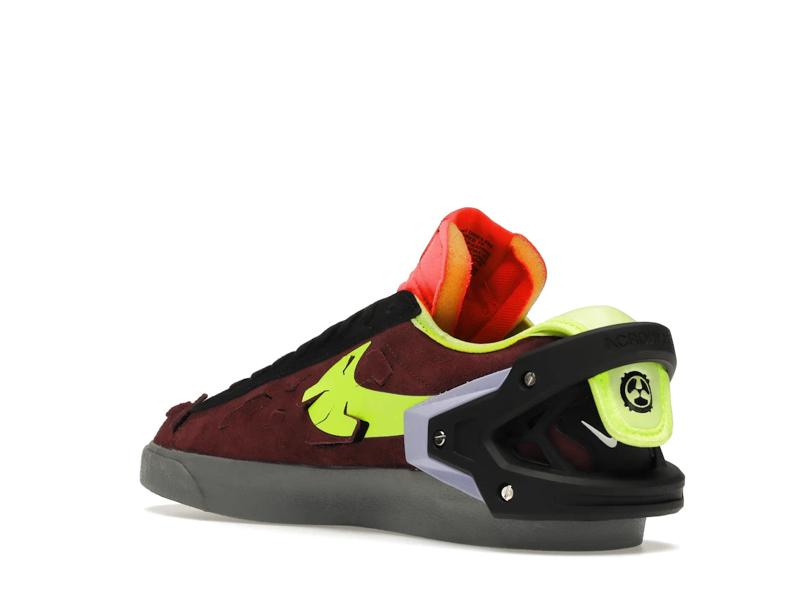 Nike Blazer Low Acronym Night Maroon - vue secondaire B