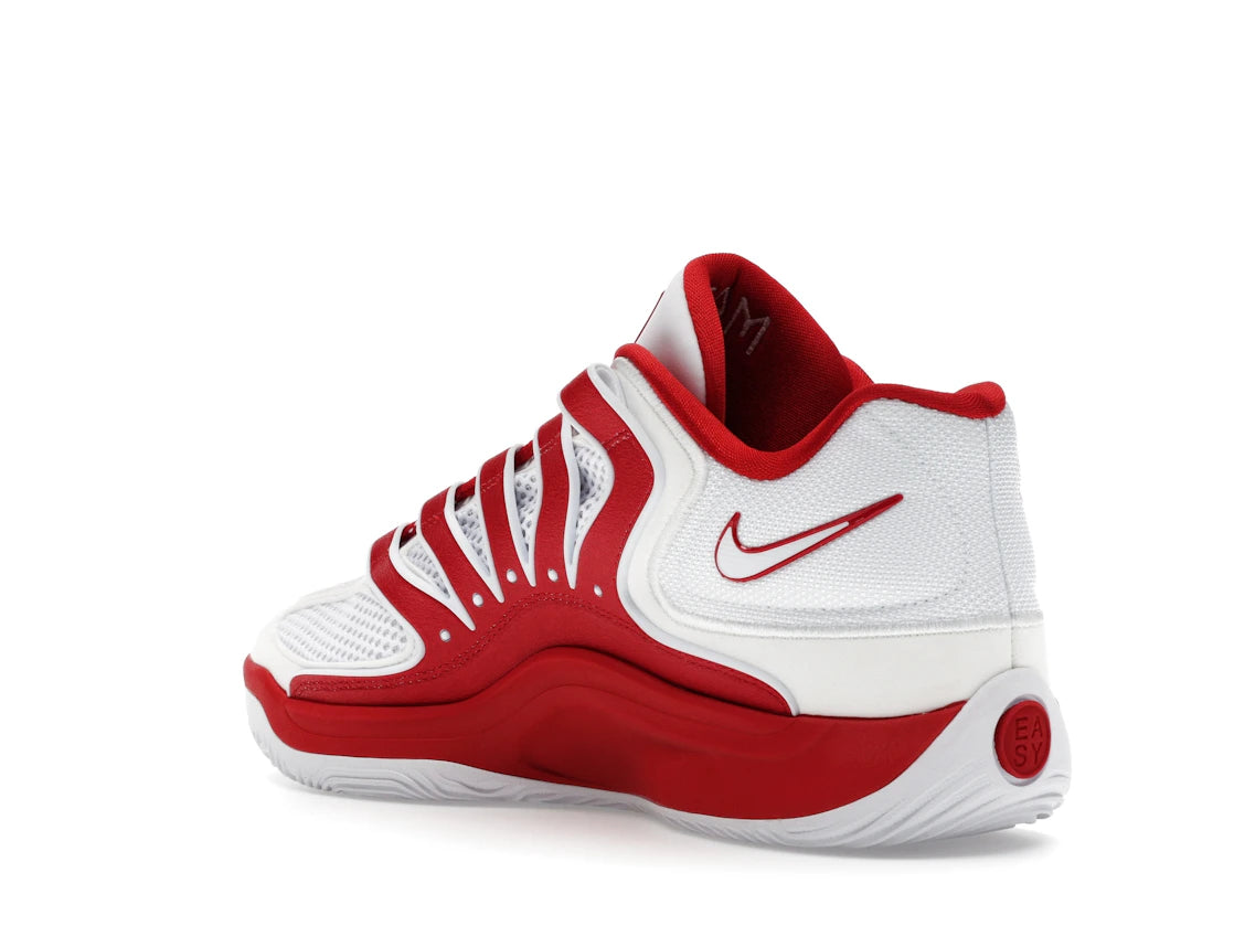 Nike KD 18 TB White University Red - vue secondaire B
