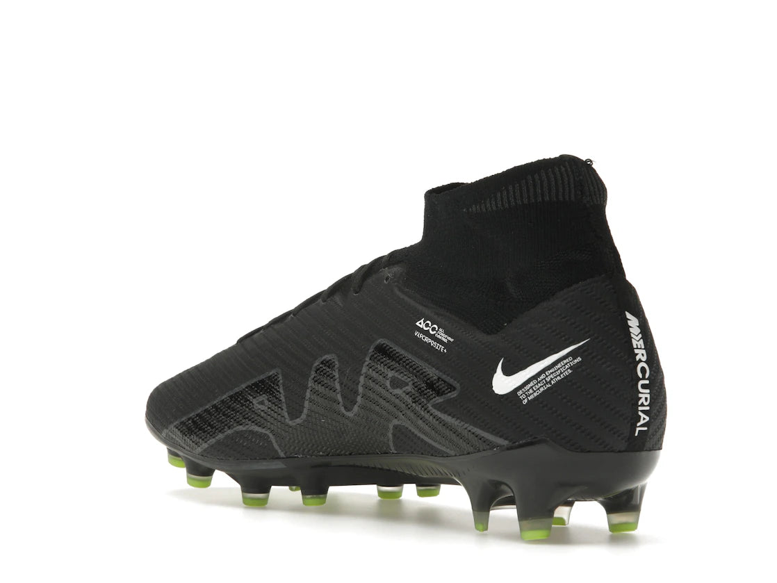 Nike Zoom Mercurial Superfly 9 Elite AG-Pro Black White Volt - vue secondaire B