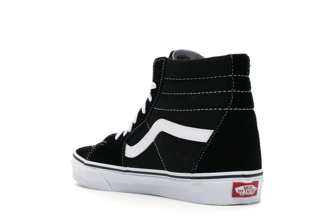 Vans Sk8-Hi Black White - vue secondaire B