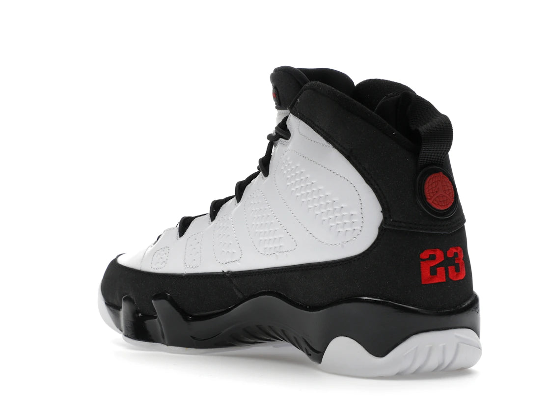 Jordan 9 Retro White Black Red (2010) - vue secondaire B