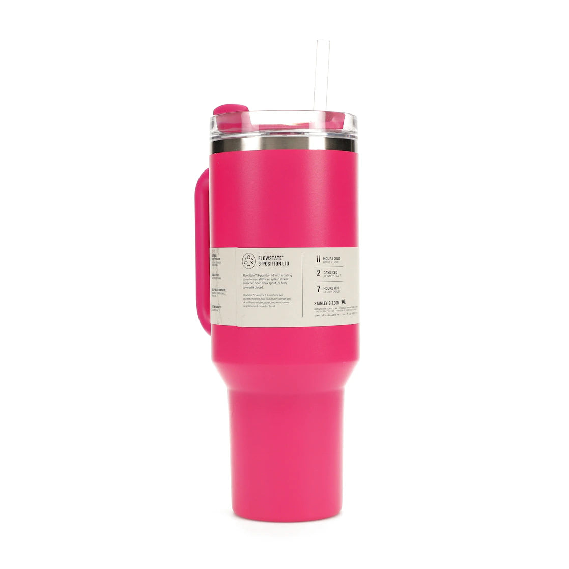 Stanley Flowstate Quencher 40oz Tumbler Camelia - vue secondaire B