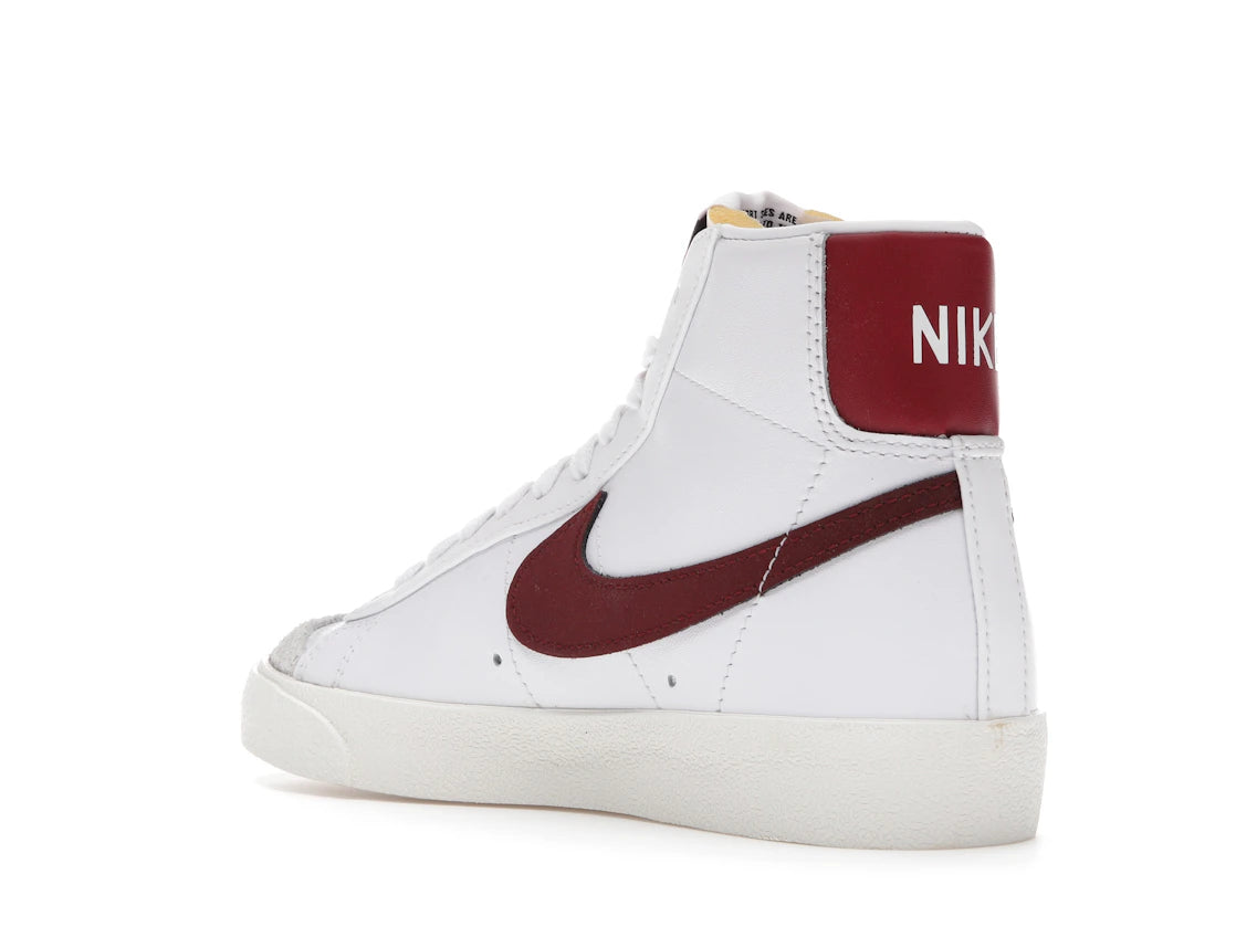 Nike Blazer Mid 77 White Team Red (GS) - vue secondaire B