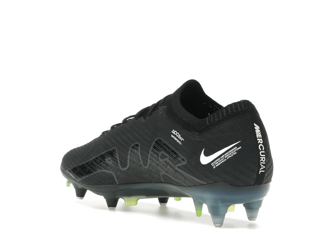 Nike Zoom Mercurial Vapor 15 Elite SG-Pro Anti-Clog Traction Black White Volt - vue secondaire B