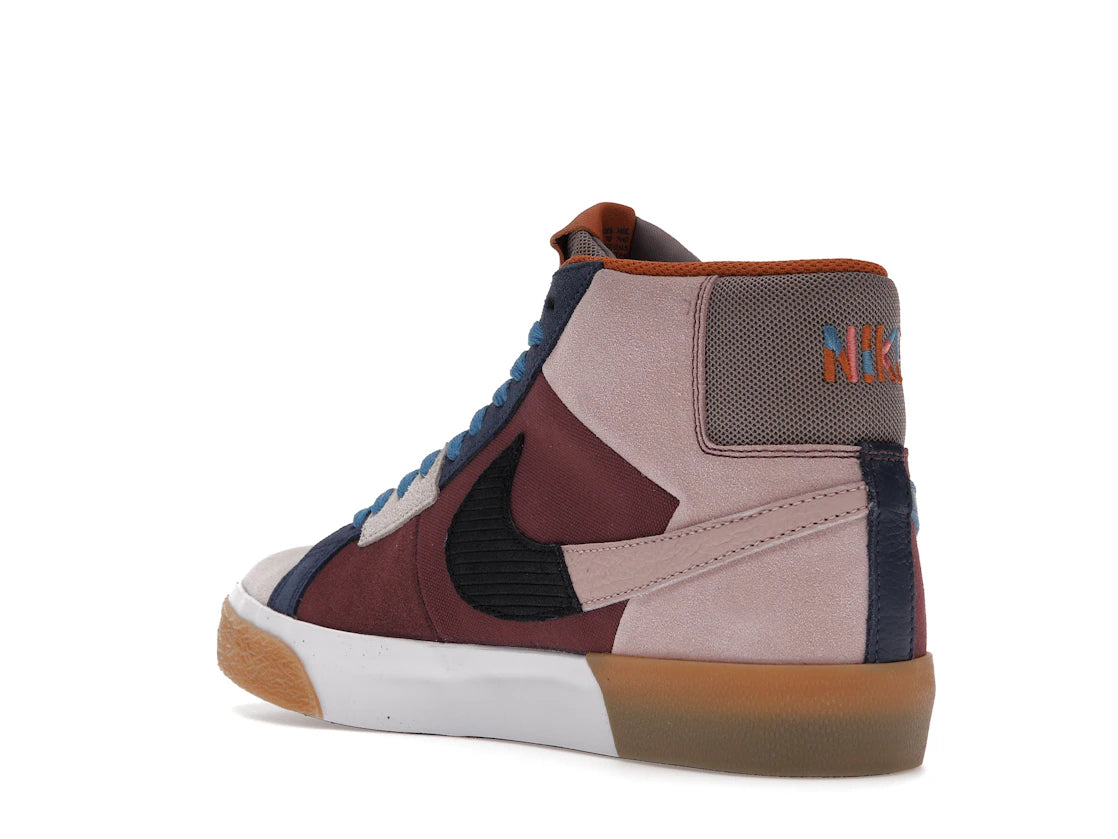 Nike SB Blazer Mid Mosaic Brown - vue secondaire B