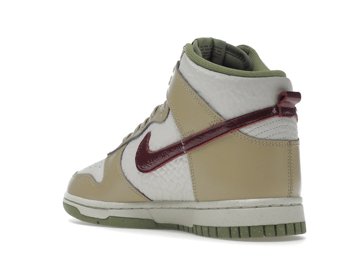 Nike Dunk High Tumbled Tan White Brown (Women's) - vue secondaire B