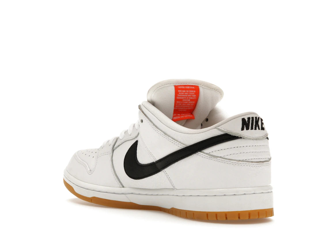 Nike SB Dunk Low Orange Label Weiß Schwarz (2019) - vue secondaire B