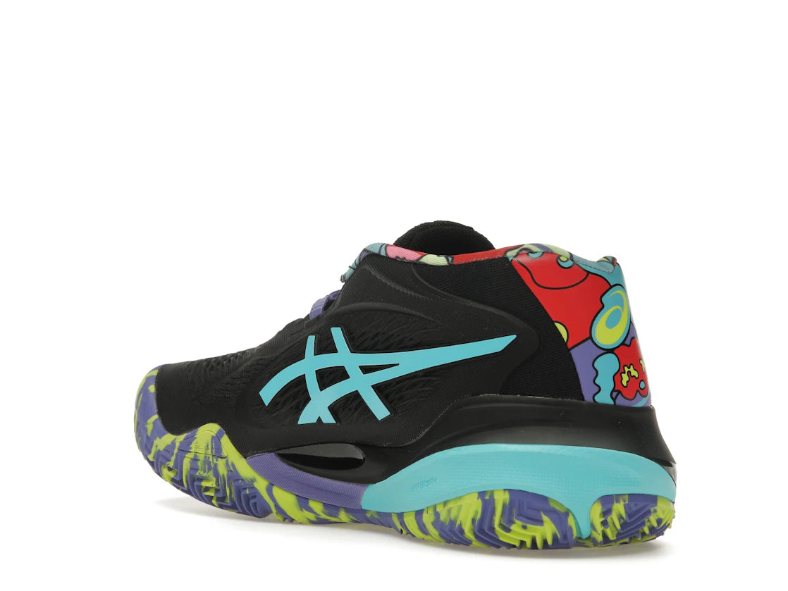 ASICS Gel-Resolution X Padel L.E. Black Energy Aqua - vue secondaire B