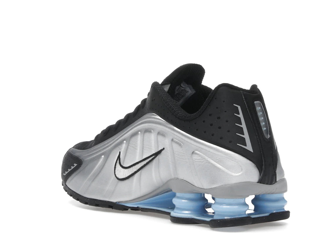 Nike Shox R4 Metallic Silver Black Psychic Blue - vue secondaire B