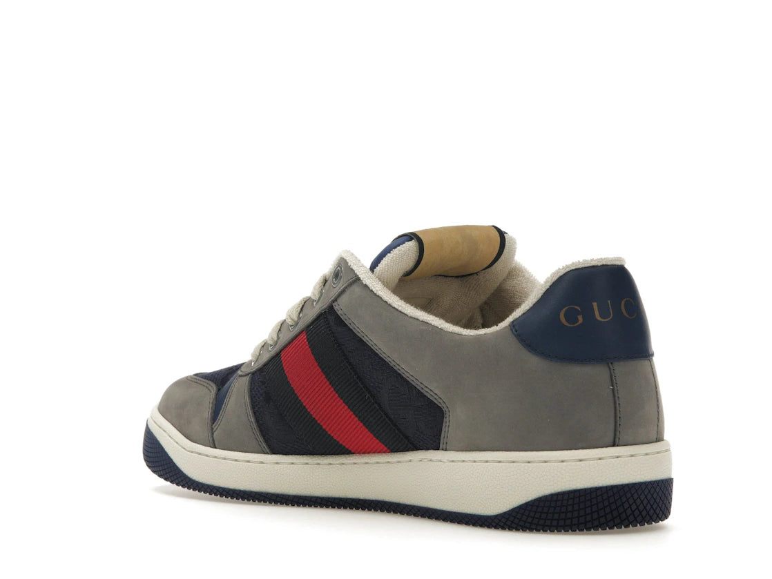 Gucci Screener GG Sneaker Grey Suede - vue secondaire B