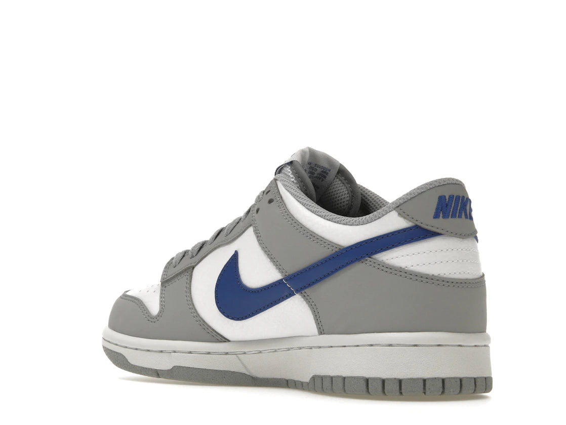 Nike Dunk Low Mini Swoosh Wolf Grey Game Royal (GS) - vue secondaire B