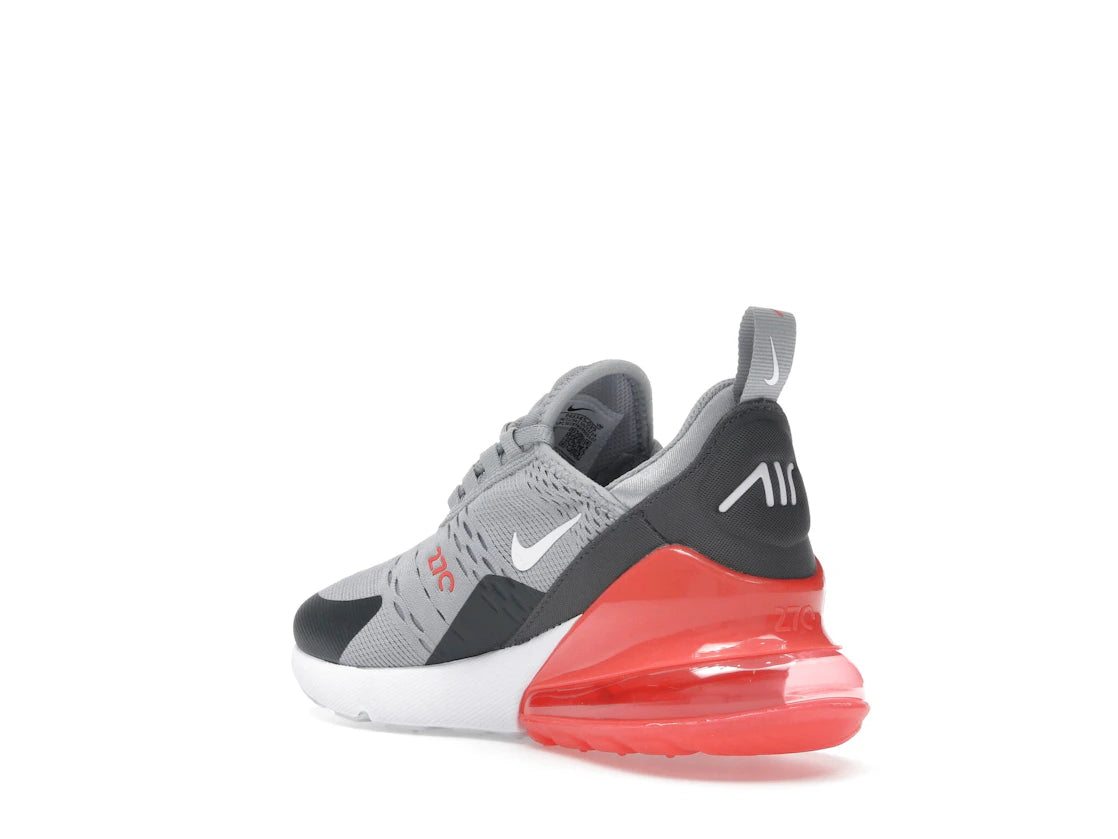Nike Air Max 270 Wolf Grey Anthracite Bright Crimson White (GS) - vue secondaire B