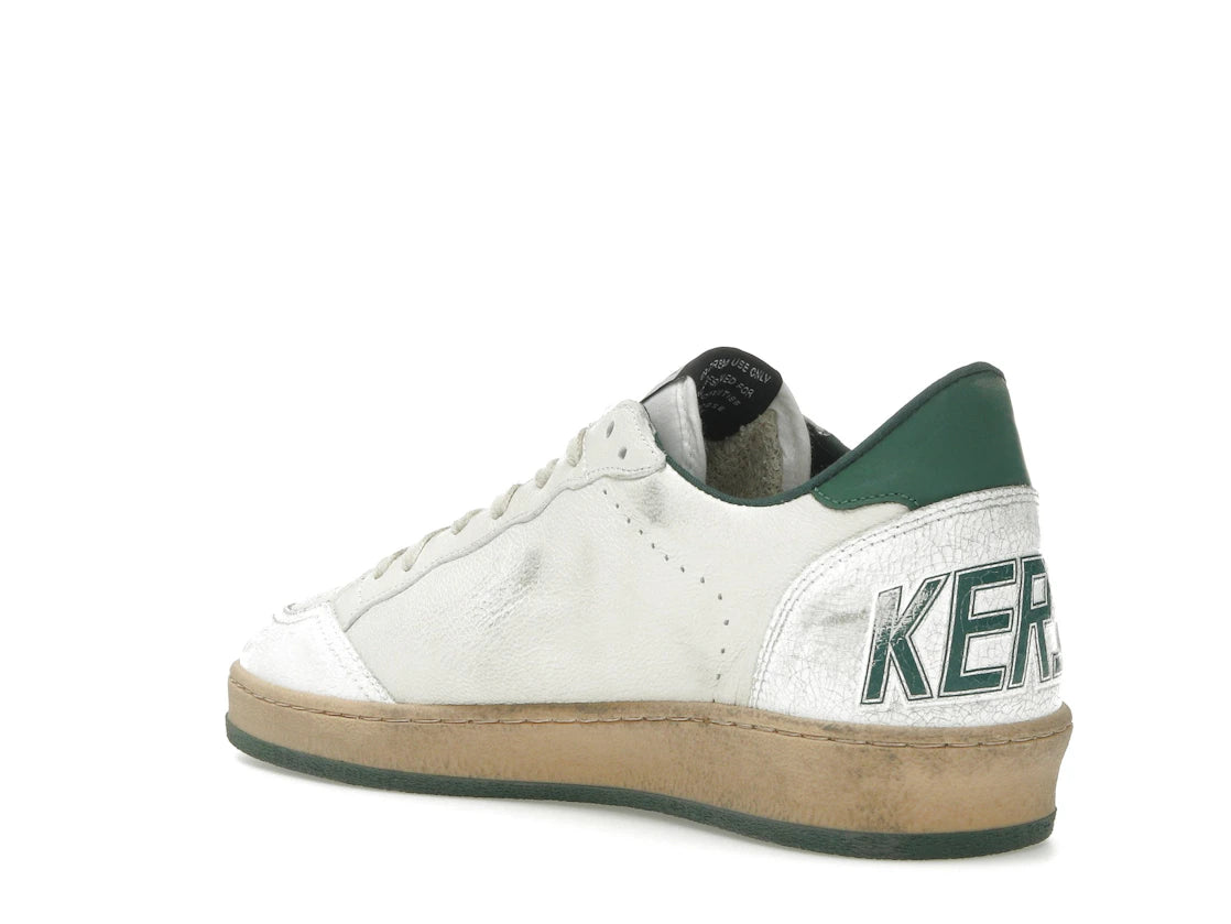 Golden Goose Ball Star White Green Star - vue secondaire B