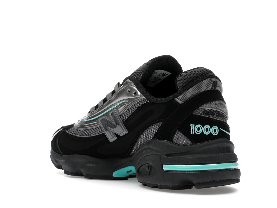 New Balance 1000 Black Teal - vue secondaire B
