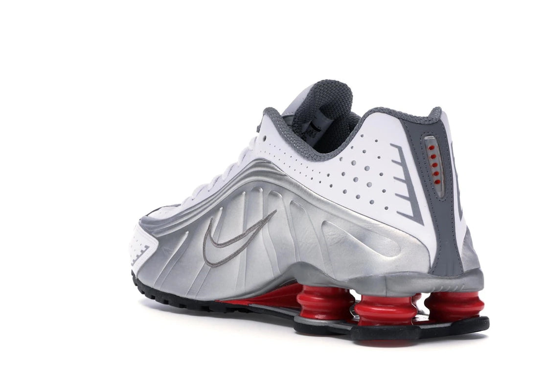 Nike Shox R4 Metallic Silver Comet Red (2018) - vue secondaire B