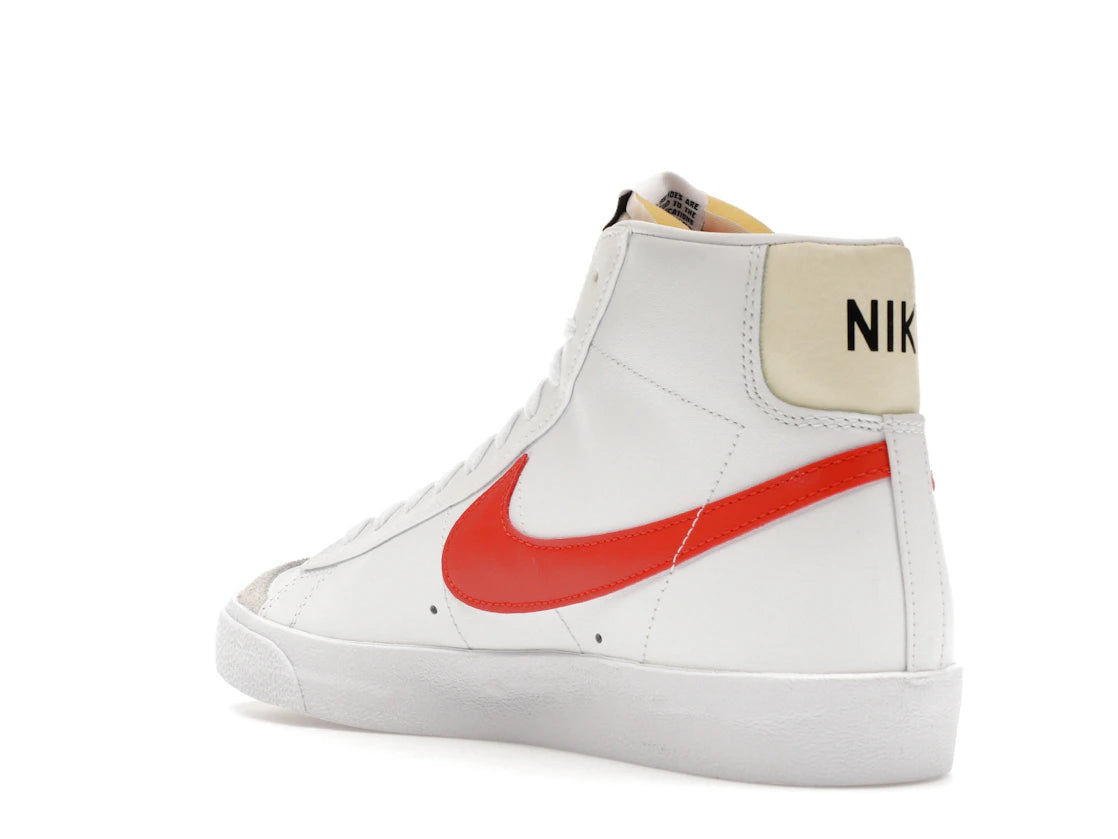 Nike Blazer Mid 77 Vintage White Picante Red Coconut Milk - vue secondaire B