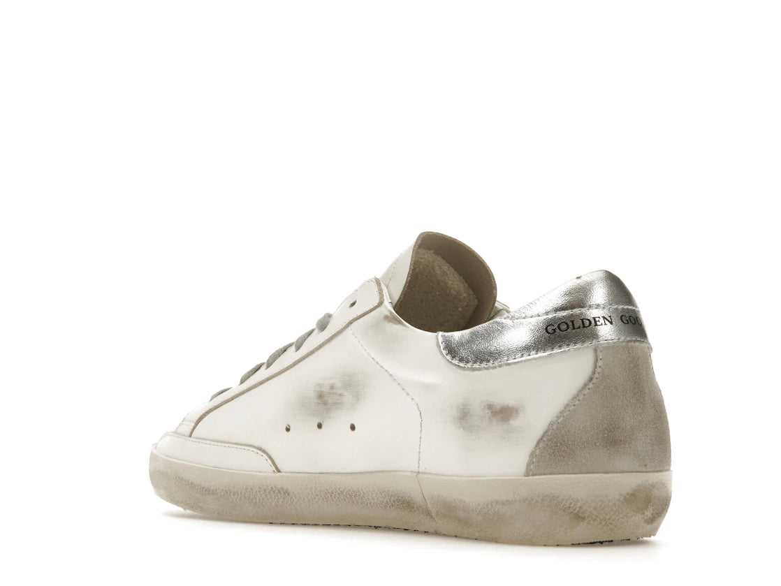 Golden Goose Super-Star Weiß Silber (Damen) - vue secondaire B