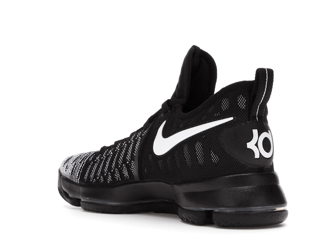 Nike KD 9 Black White - vue secondaire B