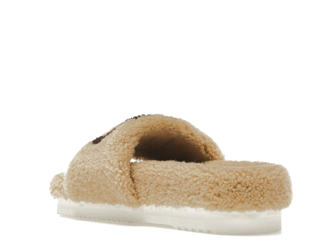 Gucci Slide Interlocking G Wool Light Brown (Women's) - vue secondaire B