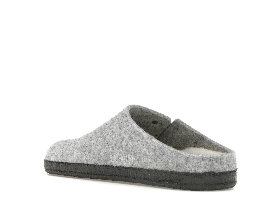 Birkenstock Zermatt Shearling Clog Wool Felt Light Gray - vue secondaire B