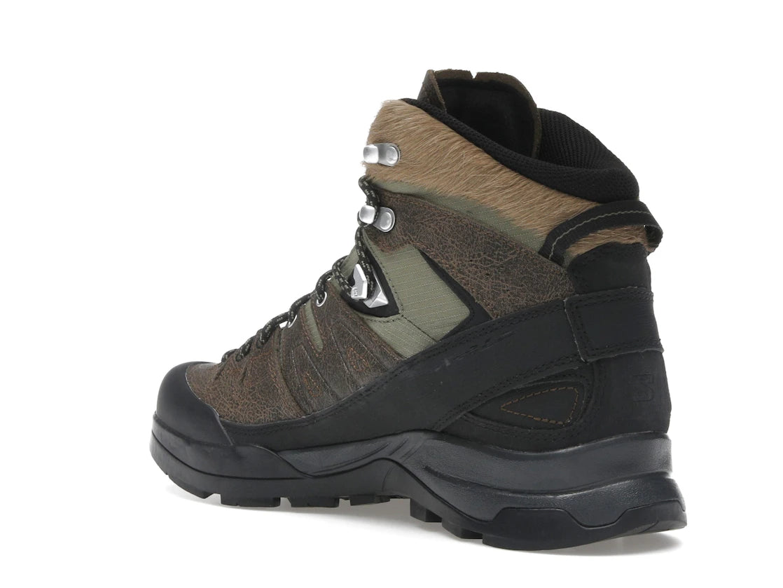 Salomon X-ALP Mid Distressed Leather GTX Dark Earth Black - vue secondaire B