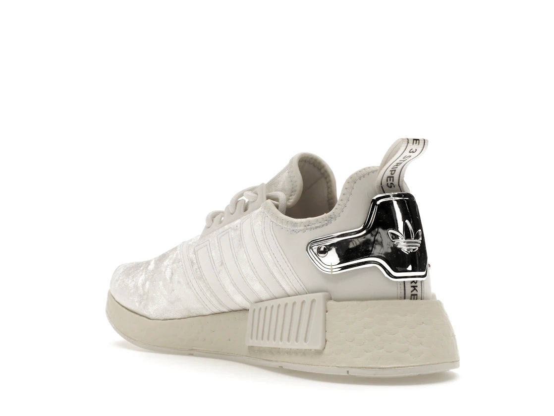 adidas NMD R1 Velour White Silver (Women's) - vue secondaire B