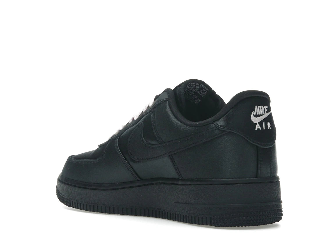 Nike Air Force 1 Low '07 LV8 Black Satin (Women's) - vue secondaire B