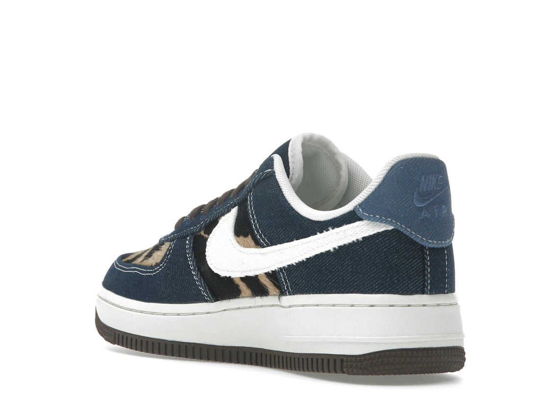 Nike Air Force 1 Low Cheetah Blue Denim (Women's) - vue secondaire B