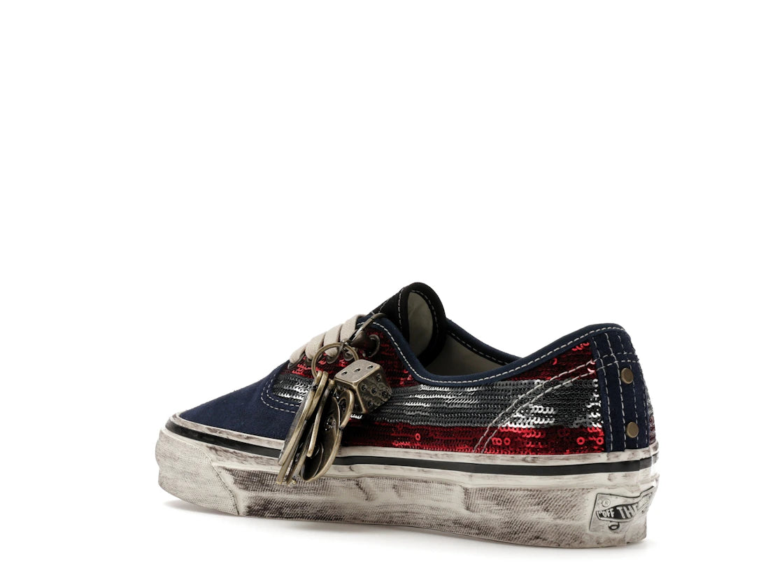 Vans Premium Authentic La Habana Red Navy - vue secondaire B