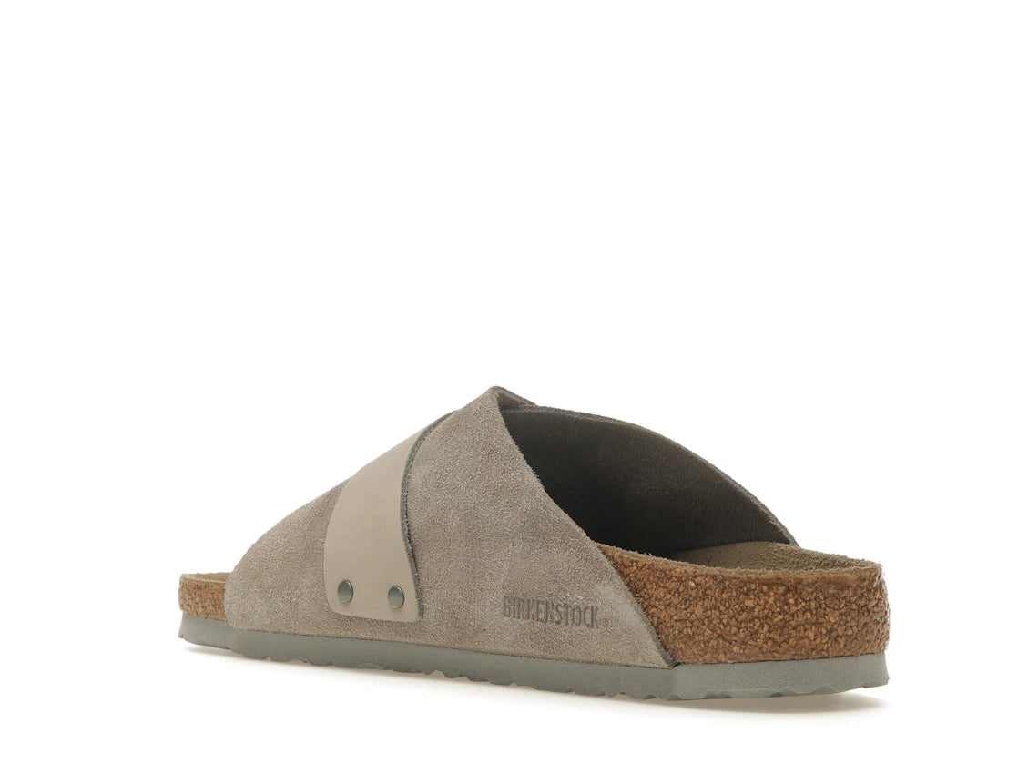 Birkenstock Kyoto Nubuck Suede Stone Coin - vue secondaire B