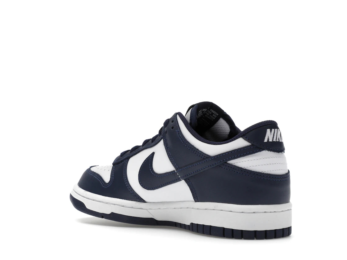 Nike Dunk Low White Midnight Navy (GS) - vue secondaire B