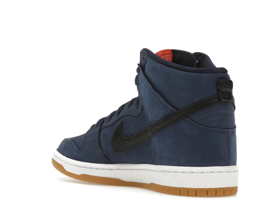 Nike SB Dunk High Orange Label Midnight Navy - vue secondaire B