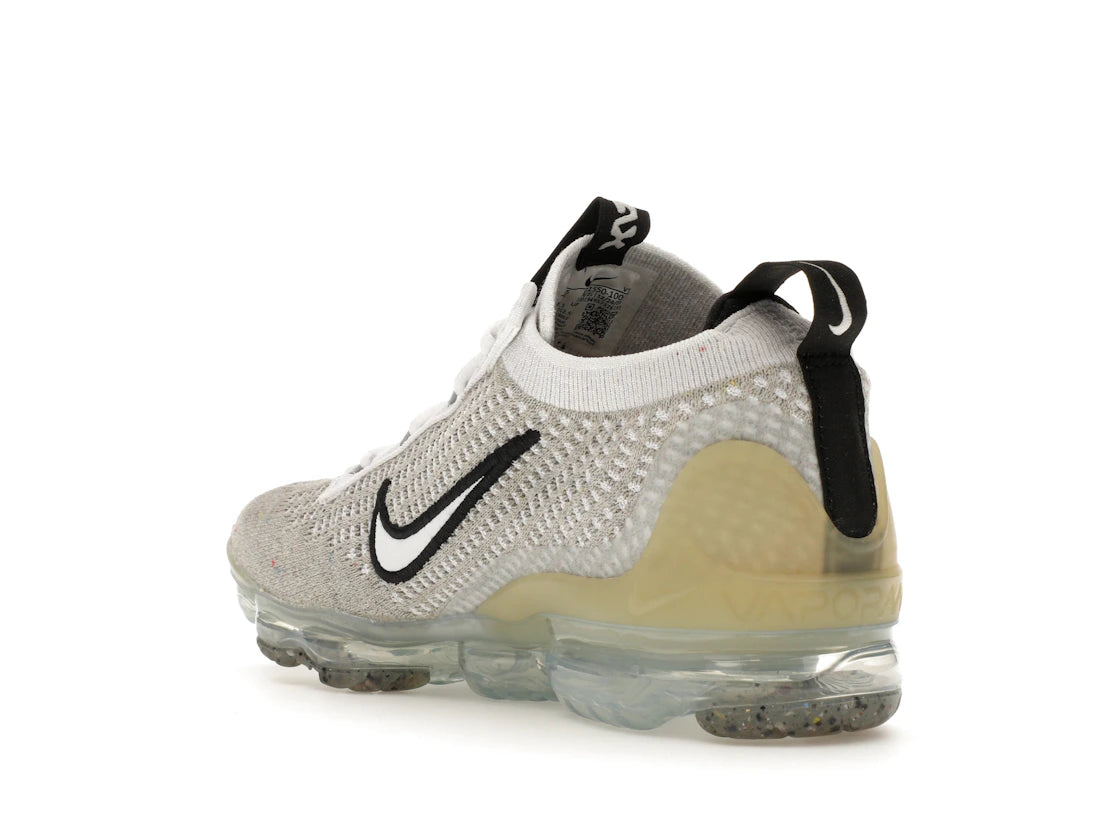 Nike Air VaporMax 2021 FK White Metallic Silver (GS) - vue secondaire B